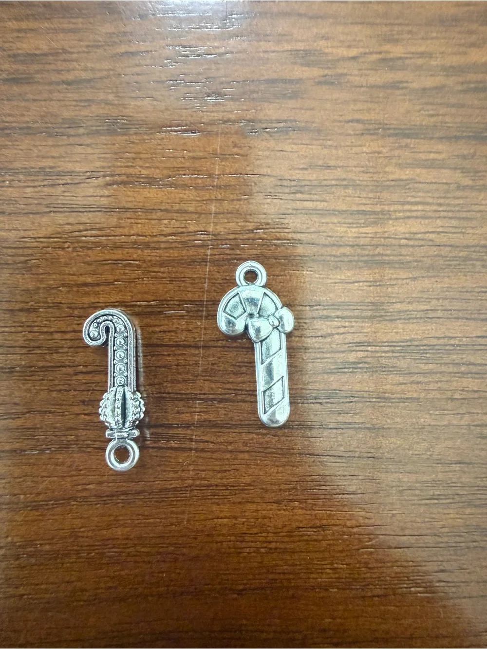 Sterling-Tone Holiday Charm Set - Silver Christmas Pendant Collection
